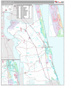 St. Johns County, FL Digital Map Premium Style
